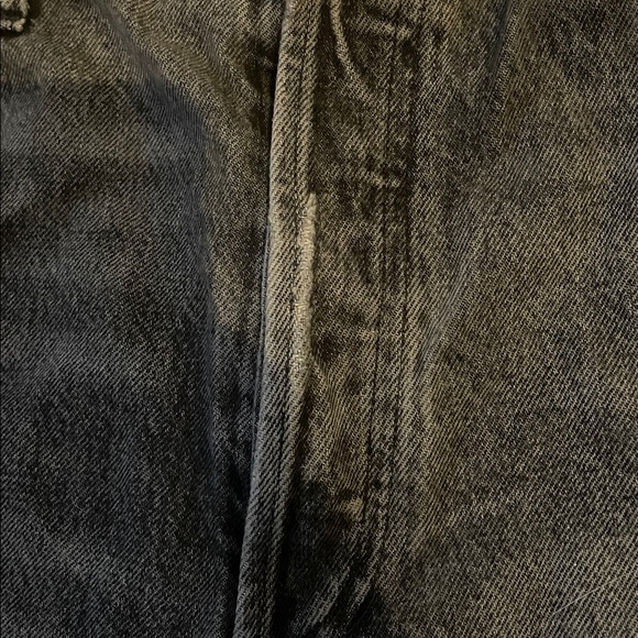 Agolde Women's Faded Black Wash Cut Off Distressed Jean Dee Shorts 33 - Picture 6 of 8